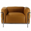 Dacronwool surrounded in anilin cognac 9100