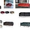 Wunderschöne Ausführung vom Sessel, 2-er Sofa und 3-er Sofa, auch mit einer RAL-Farben Pulverbeschichtung möglich...