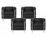 LC2 Package - 4 x Armchair LC DS/21
